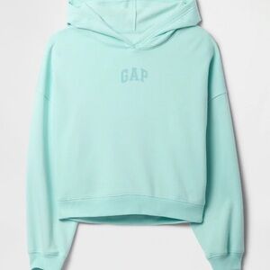 Relaxed Gap Mini-Logo Cropped Hoodie XS
